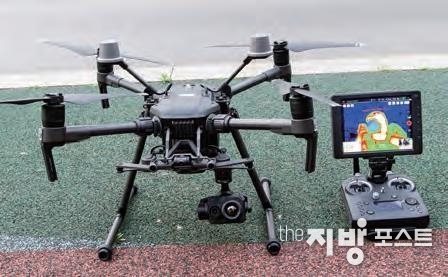열화상카메라가 설치된 드론_성남시 제공