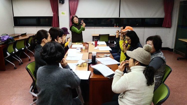 수강생들이 자발적으로 운영한 오카리나 스터디(사진_미래인재교육개발원 제공)