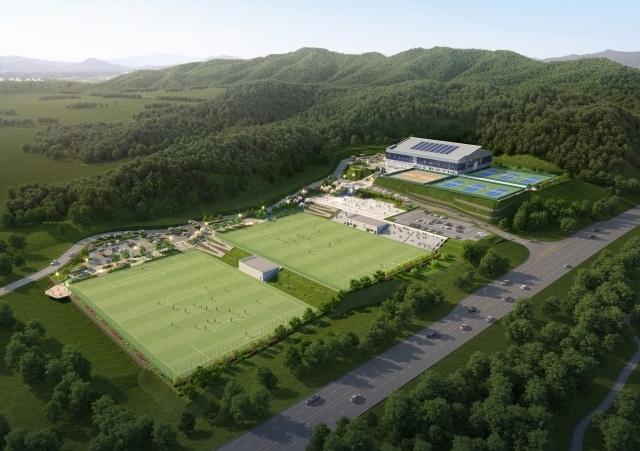 괴산스포츠타운 조감도_ 괴산군 제공