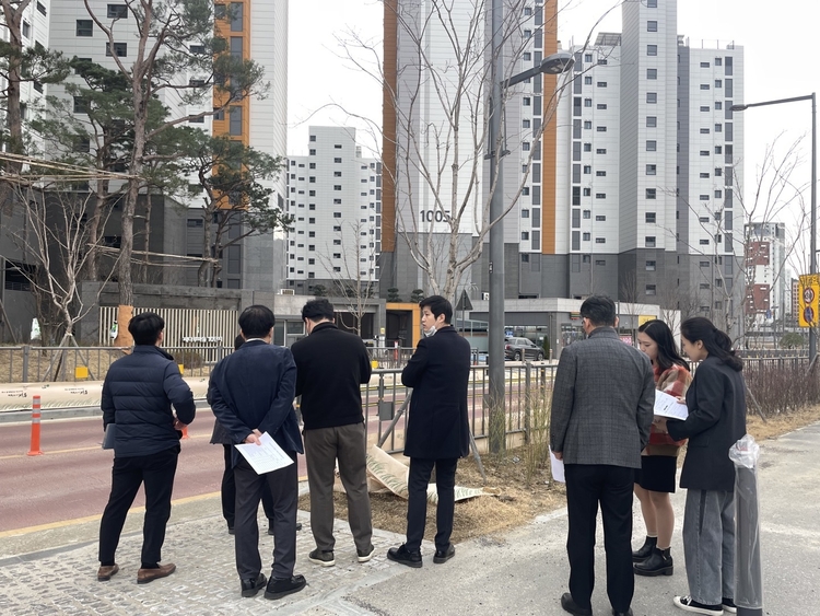 어린이보호구역 합동점검(사진출처_ 세종특별자치시 제공)