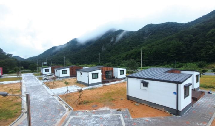 농산어촌유학마을 모듈러주택<사진=장흥군>