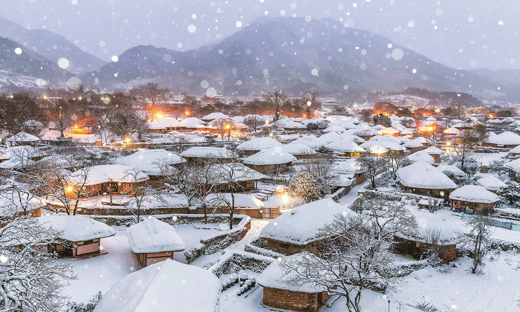 12월 전남 설원 관광지서 낭만여행 즐기세요